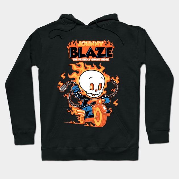 Johnny Blaze Hoodie by harebrained